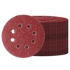 50Pcs 125mm 8 Holes Sanding Discs Pads Sanding Sheets, 5