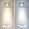 Armacost Lighting 2" 3-Watt Swivel Recessed LED Light, 4000K, Matte