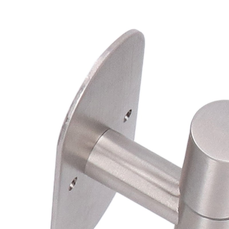 Stainless Steel Toilet Paper Bracket Single Seat 2 Poles Rotatable