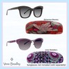 Vera Bradley Sunglasses Clamshell Case, Foxwood (Sunglass Case)