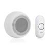 Byron Wireless Portable Doorbell Set, 175 m Range, 8 Melodies,