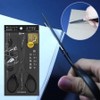 Kutsuwa Safety Scissors Scissors Knife Japanese Portable Office Mini Scissors / 쿠츠와 안전가위 가위칼 일본 휴대용 사무실 미니가위