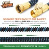 Flexi Hose Expandable Garden Hose with 8 Function Nozzle, 75FT