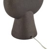 360 Lighting Louise 26 1/4" Modern Black Gourd Table Lamp
