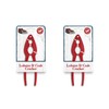 Maine Man Lobster Crab Cracker, Red, Set of 2