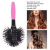 3D Bomb Curling Hair Brush, 360 Degree Round Ball Hair