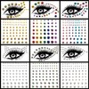 Rhinestone Face Stickers Glitter 3D Glow Eye Makeup Crystal Face