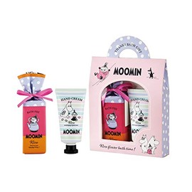MUUMI Moomin Bath Gift Bag (Moomin Nordic Gift, Petite Gift), Other Rose Set, 2 Piece Assortment