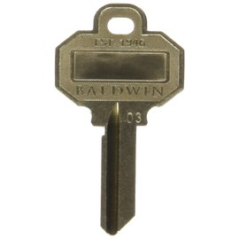 Baldwin C House Key Blank