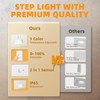 Stair Lights Motion Sensor Indoor Outdoor, 5CCT Dimmable LED Step