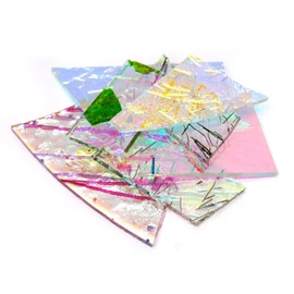 1/4 Lb CBS Specialty Dichroic Scrap - 90 Coe