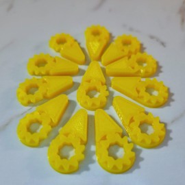 RATCHET LOCKS (Yellow) - Lug Locks for Drums & Percussion