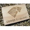 Game of Thrones Gift Wooden Chopping Cutting Cheese Board Dinner