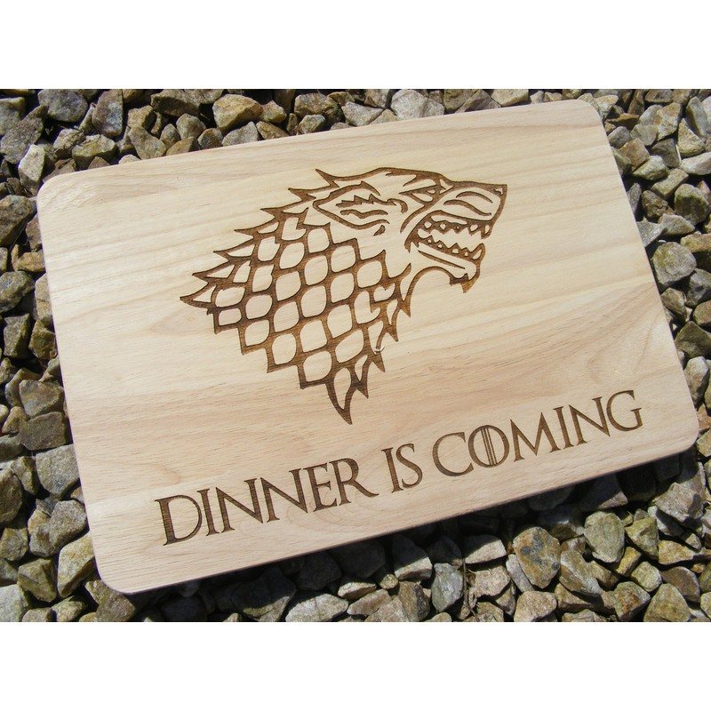 Game of Thrones Gift Wooden Chopping Cutting Cheese Board Dinner