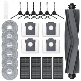 isinlive 22 St1ck Zubeh?rset f1r Dreame L10s Pro Ultra Heat / L10s Ultra Gen 2/Mova E30 Ultra/x30 ultra, 1*Hauptb1rste 4*Staubbeutel 6* Wischt1cher 4*Filter 6*Seitenb1rsten, Ersatzteile Saugroboter