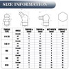 255PCS Grease Fittings Assortment, SAE & Metric 1/4" 1/8" M6