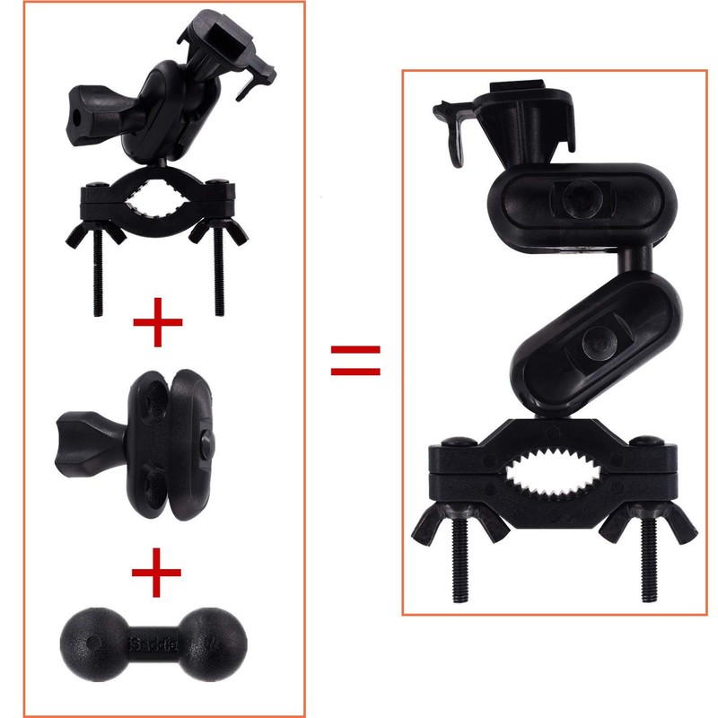 iSaddle Dash Cam Mirror Mount Holder - Professional Rearview Mirror