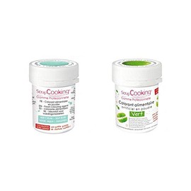 2 Powdered Food colorings - sea Green-Green