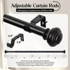 Heavy Duty Curtain Rods for Windows 28 to 48 Inches,