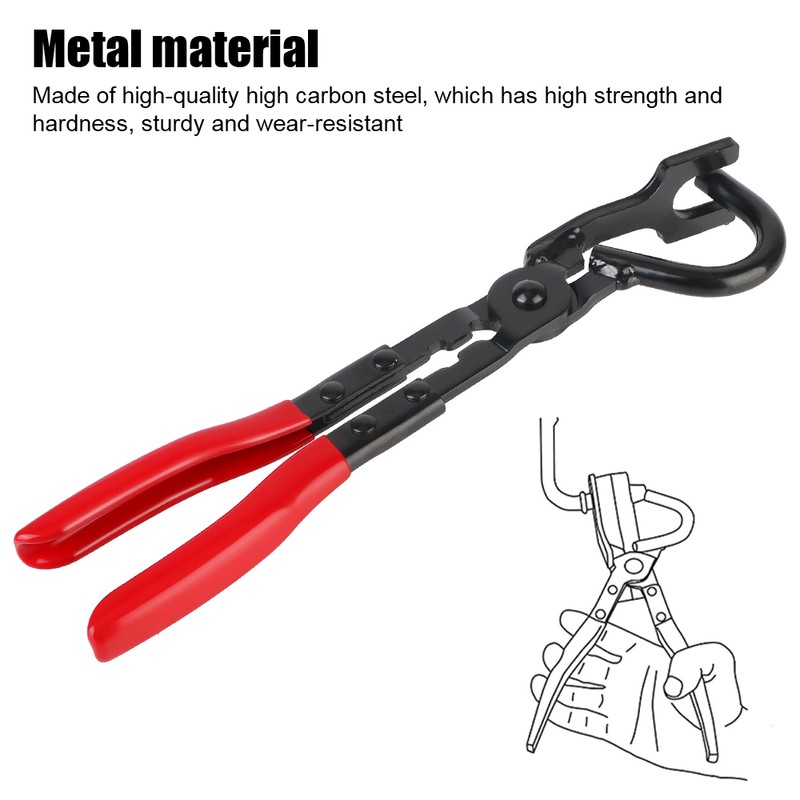 Exhaust Hanger Removal Pliers with Offset Jaw for Rubber Muffler