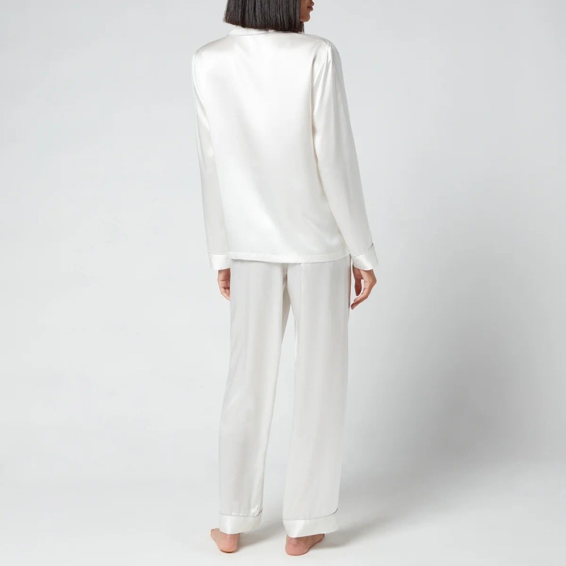 ESPA Freya Silk Pyjamas - Pearl White