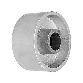 OverstockCasters.com 4" X 2" GRAY IRON SEMI STEEL WHEEL - 700 LBS CAPACITY