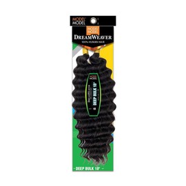 MODEL MODEL DREAM WEAVER Human Hair Braid DEEP BULK 18" (2 Dark Brown)
