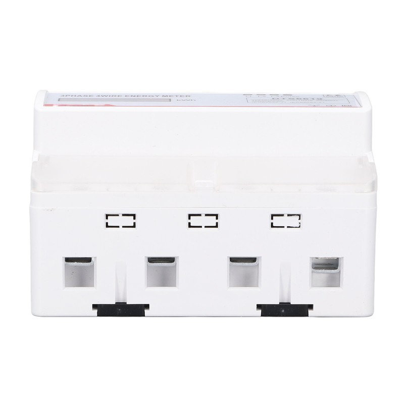 Power Consumption Meter 3 Phase 4 Wires 35mm Rail Mounting