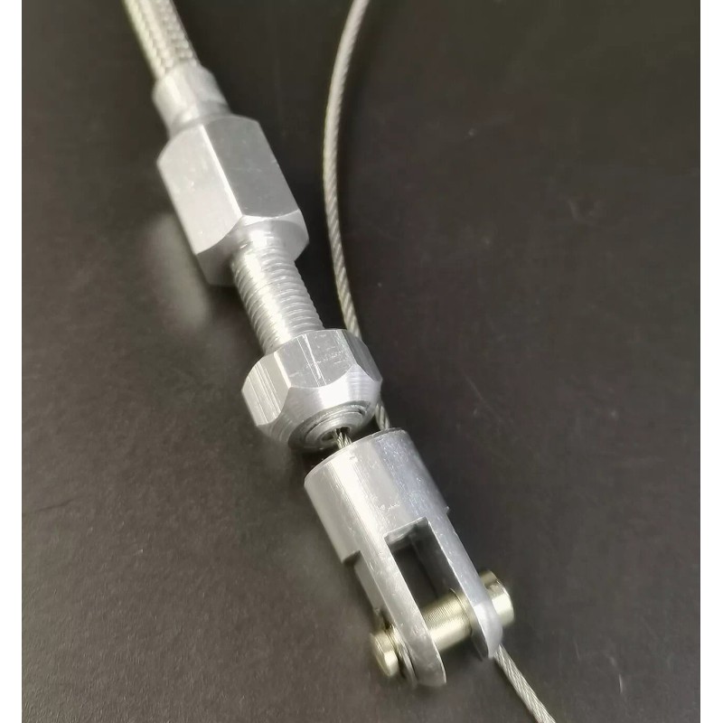 Rodspeedracing Billet Alum 5"x2" Gas Pedal+Black Throttle Cable Bracket Spring