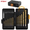 Hi-Spec 24-Piece HSS Metal Drill Bit Set and 1/4 Inch