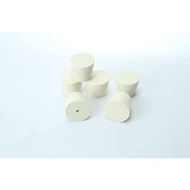 5+1 Rubber Stopper Set, Including 5 of #7 and 1 of #7 with 1-Hole Bonus, Set of 6