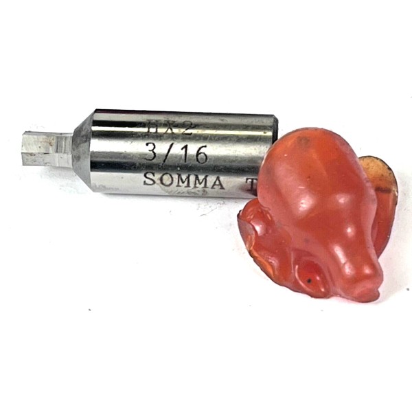 Somma 3/16" HX2 Internal Hex Broach Broaching Tool 1/2" Shank