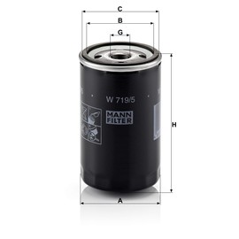 Mann-Filter W 719/5 Spin-on Oil Filter