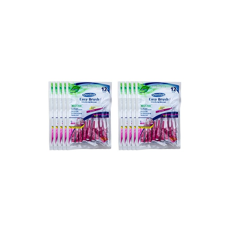 DenTek Easy Brush Interdental Brushes 2.0 mm Mega Fine ISO: