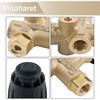 mitoharet 4350PSI Pressure Unloader Valve 8GPM 3/8 in FNPT VRT3-310