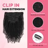 Yuniffe Kinky Curly Clip in Hair Extensions for Black Women