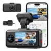 Cámara Redtiger A6 para Auto 4K Triple Cámara Wifi Pantalla