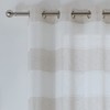 Tyrone Textiles Ltd Santorini Voile Panel - Linen Look Panel