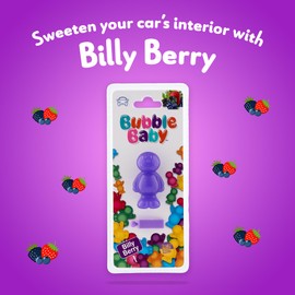 BUBBLEBABY Berry Fragranced 3D/Vent Clip Car Vent Air Freshener And Odour Eliminator (Pack of 6)
