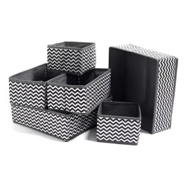 6pc Organizadorez Ropa Interior Y Almacenamiento Plegables Fouortunate-bee