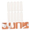 Mikinona 10pcs Essential Oil Aromatherapy White Empty Tubes for Relaxation