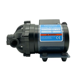 12V RV Fresh Water Pump, 7GPM 60PSI On Demand Self Priming Diaphragm Pump, Pressure Increase Booster Pump with 1/2" FNPT Filter & Adapter, for RV Boat Marine Camper (HY-70601T)