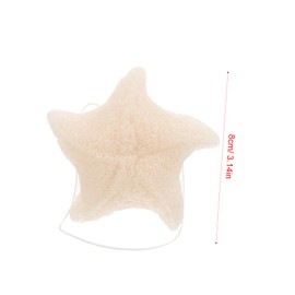 SAFIGLE Bath Sponge for Boy Girl Natural Sea Star Shape Shower Body Scrubber Soft and Safe Gentle Cleansing for Boy Girl and Toddlers Bath Toy and Gift