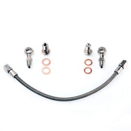 Kinugawa Turbo Oil Feed Line Kit Fit S13 S14 SR20DET TD05H TD06(M12x1.25) Top Mounted