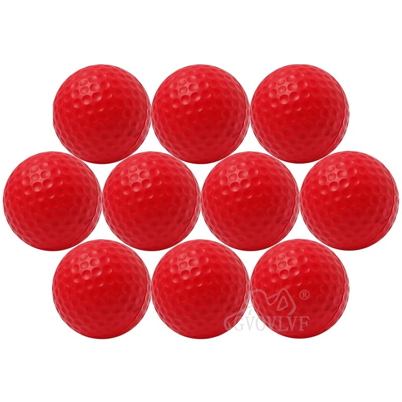 10-Pack Soft Golf Practice Balls for Indoor Swing Training –