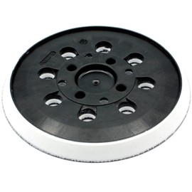 Sanding Disc Support Plate for Bosch (Diameter 125 mm, Medium Hard, with Velcro System, Accessories for Random Orbital Sanders PEX 300/400 AE / 4000 AE/AdvancedOrbit 18