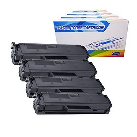 Inktoneram Compatible Toner Cartridges Replacement for Dell B1160 B1160w B1165nfw B1163w 331-7335 (Black, 4-Pack)