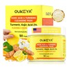 Aclarante Manchas Poros Acné Grasa Pads Cúrcuma Kójico 50pz