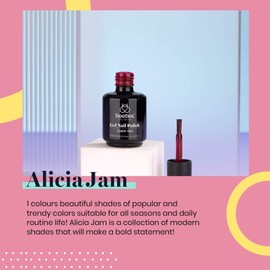 Beetles Gel Nail Polish, 1Pcs 15ml Burgundy Red Color Soak Off Gel Polish Nail Art Manicure Salon DIY Gel Nail Design Uv LED Nail Lamp Decoration at Home