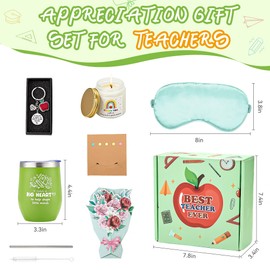 LINROMIA Teacher Gifts, Teacher Gifts for Women, Teacher Christmas Gift from Student Teacher Appreciation Gifts, Teachers Thank You Gifts Basket, Best Birthday Thankgiving Present Idea for Teacher